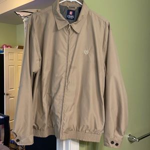 Ralph Lauren Chaps Beige Lightweight Jacket with collar